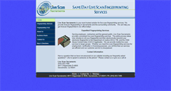 Desktop Screenshot of livescansacramento.com